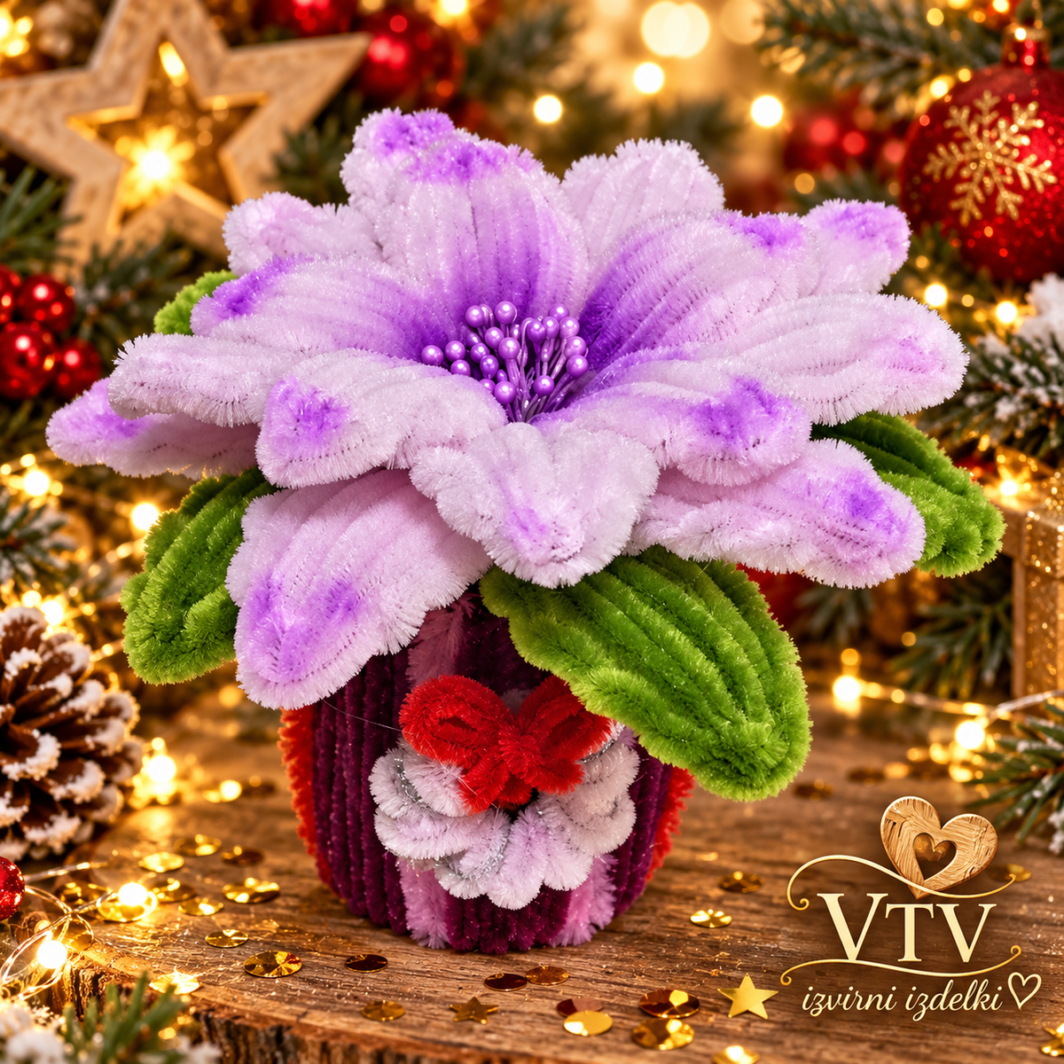 🌟🎄 Božične zvezde iz kosmate žice 🎄🌟
