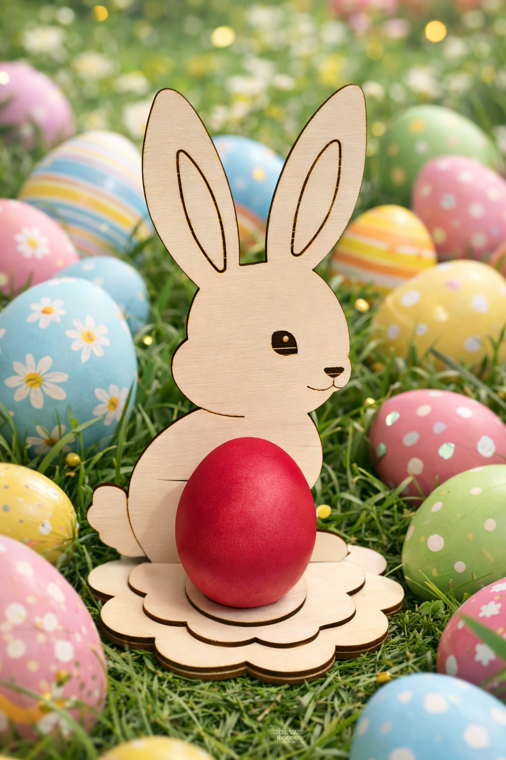 Leseno držalo za jajčko 🥚 z zajčkom🐰
