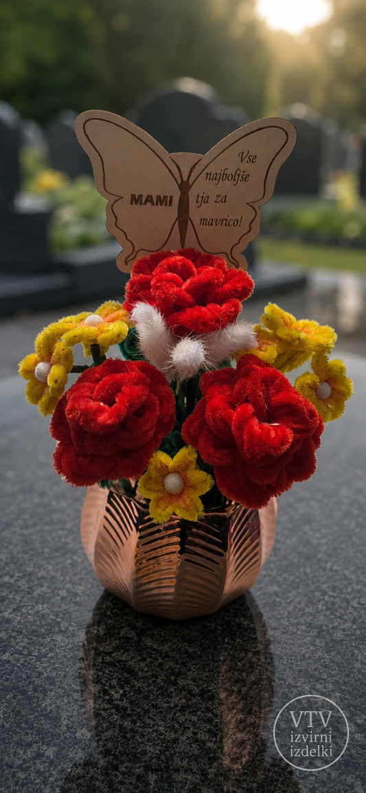 🌹 Nagrobni šopek za mami 🌹